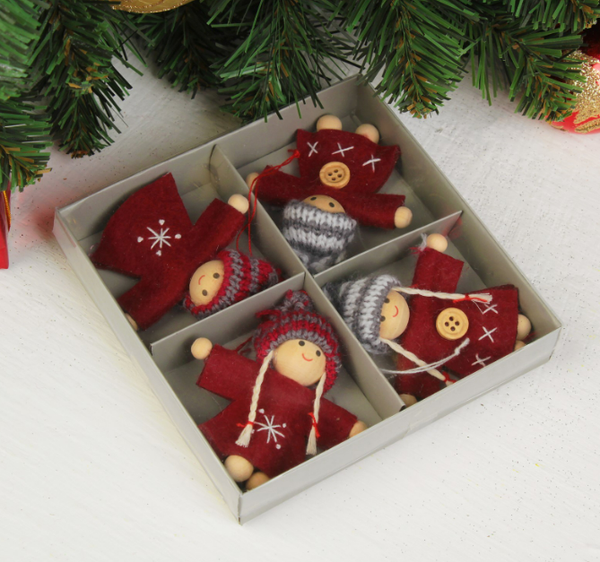 Елочная игрушка Лесная мастерская С пуговками / 4351552