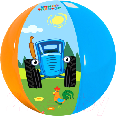 Мяч надувной Синий трактор 7500313 - фото