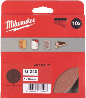 Набор шлифлистов Milwaukee 4932492177 