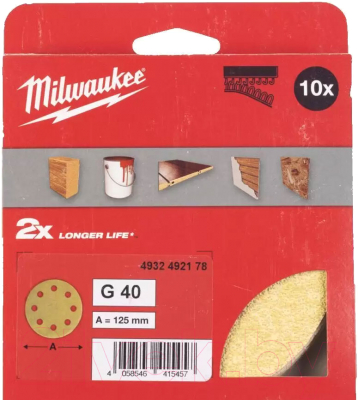 Набор шлифлистов Milwaukee 4932492178