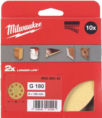 Набор шлифлистов Milwaukee 4932492182