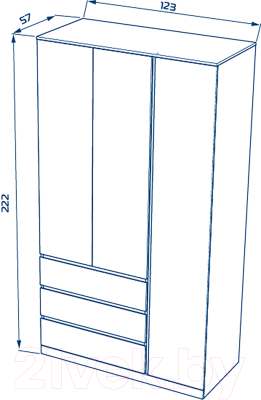 Шкаф Mio Tesoro Варма Stor 123