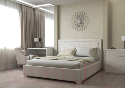 Двуспальная кровать Elmax Альба 200x200 Газ-лифт 