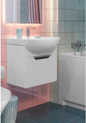 Умывальник Sanita WB.FN/T/50-C/WHT/G/S1