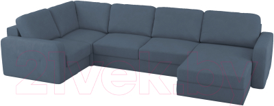 Диван П-образный Mio Tesoro Aurora компл.3 правый - фото