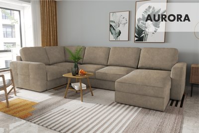 Диван П-образный Mio Tesoro Aurora компл.3 правый