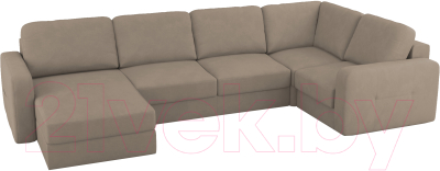 Диван П-образный Mio Tesoro Aurora компл.3 левый - фото