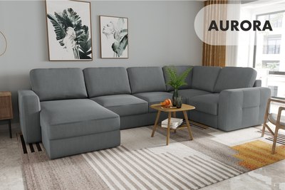 Диван П-образный Mio Tesoro Aurora компл.3 левый