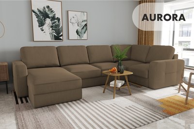 Диван П-образный Mio Tesoro Aurora компл.3 левый