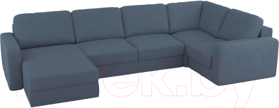 Диван П-образный Mio Tesoro Aurora компл.3 левый - фото