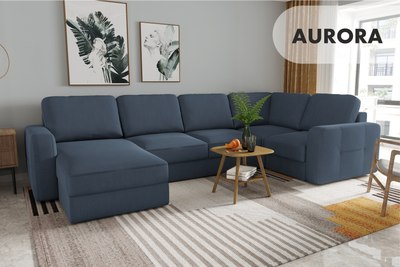 Диван П-образный Mio Tesoro Aurora компл.3 левый