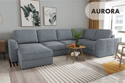 Диван П-образный Mio Tesoro Aurora компл.3 левый