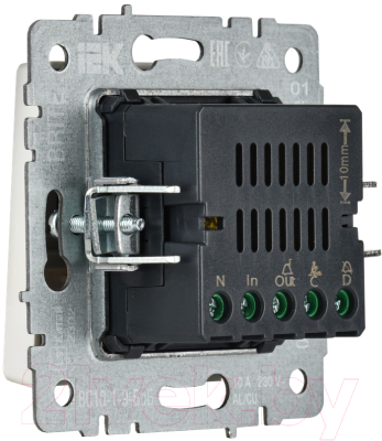 Кнопка звонка IEK Brite BR-V14-2-10-K01