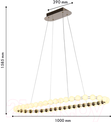 Потолочный светильник FAVOURITE 4590-10P