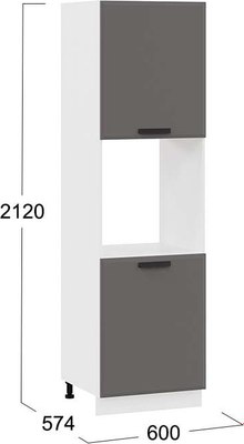 Шкаф-пенал кухонный ТриЯ Тиана 1П6