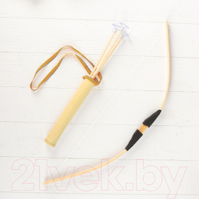 Лук игрушечный Sima-Land Средний. 3 стрелы / 1670420