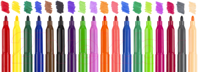 Фломастеры Lorex Kids / LXKFPCL-18