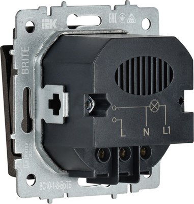 Выключатель IEK Brite BR-V11-0-10-K45