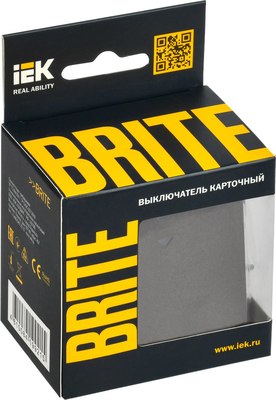 Выключатель IEK Brite BR-V11-0-10-K45