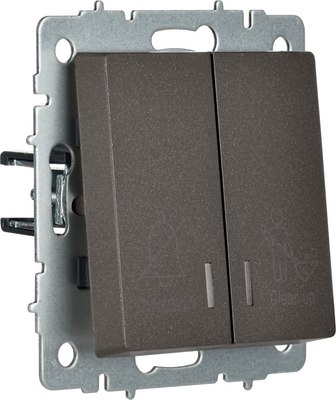 Выключатель IEK Brite BR-V20-2-10-K45