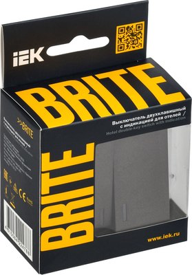 Выключатель IEK Brite BR-V20-2-10-K45