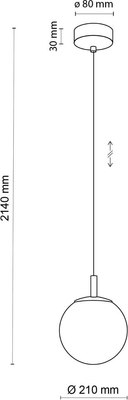 Потолочный светильник TK Lighting Cadix Gold 4609