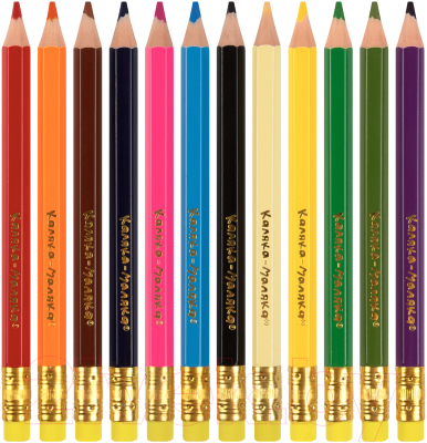 Набор цветных карандашей Каляка-Маляка Джамбо / КПДСКМ12