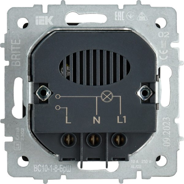 Выключатель IEK Brite BR-V11-0-10-K37