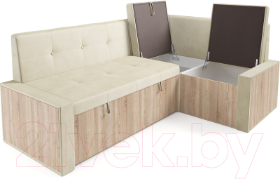 Уголок кухонный мягкий Mebel-Ars Таллин 191x83x121