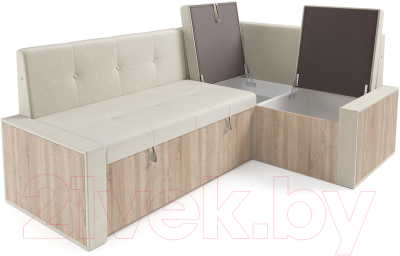 Уголок кухонный мягкий Mebel-Ars Таллин 211x83x141