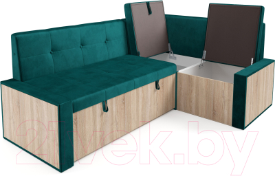 Уголок кухонный мягкий Mebel-Ars Таллин 211x83x141