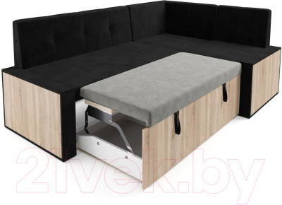 Уголок кухонный мягкий Mebel-Ars Таллин 211x83x141