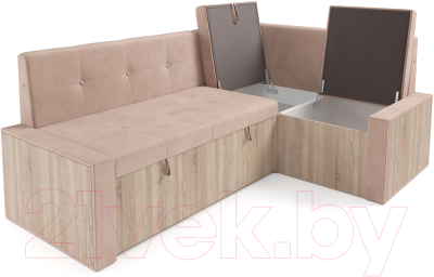 Уголок кухонный мягкий Mebel-Ars Таллин 211x83x141