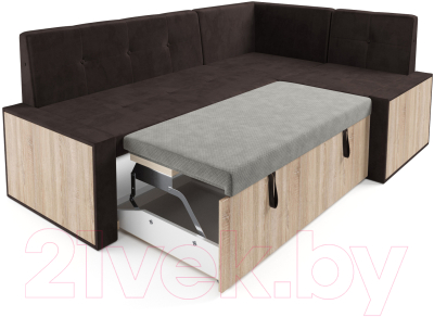 Уголок кухонный мягкий Mebel-Ars Таллин 211x83x141