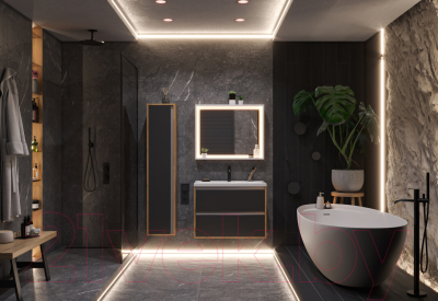 Тумба с умывальником ЗОВ Женева 80 / J80LHO0MBPMC1A-E80