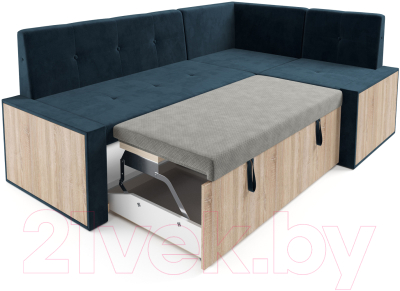 Уголок кухонный мягкий Mebel-Ars Таллин 211x83x141