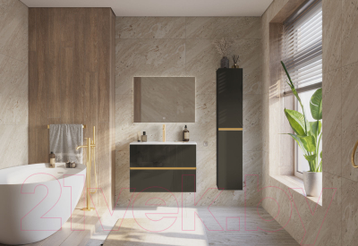 Тумба с умывальником ЗОВ Софи 80 / S80MWFMLGVG-ID80