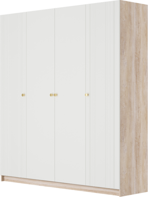 Шкаф Bravo Мебель Ланзетти Жемчуг ШР-4 - фото