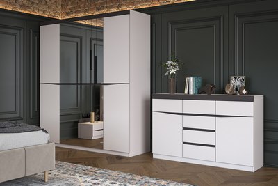 Шкаф Bravo Мебель Тиана ШР-3 Без зеркала