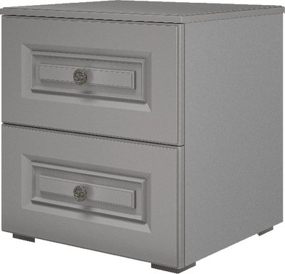 Прикроватная тумба Bravo Мебель Олимп 2ящ. - фото