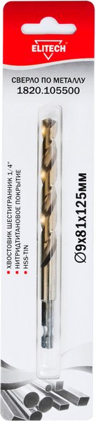 Сверло Elitech 193832 - фото