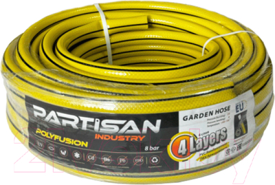 Шланг поливочный Partisan Polyfusion 5/8 / GHOSE-POLY-58L30PSN - фото