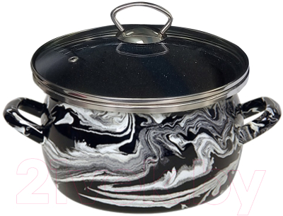 Кастрюля Сантэкс Шейк Серый гранит 1-2430111 - фото