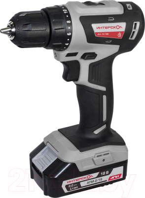 Аккумуляторная дрель-шуруповерт Интерскол ДА-10/18В (709.2.2.70) - фото