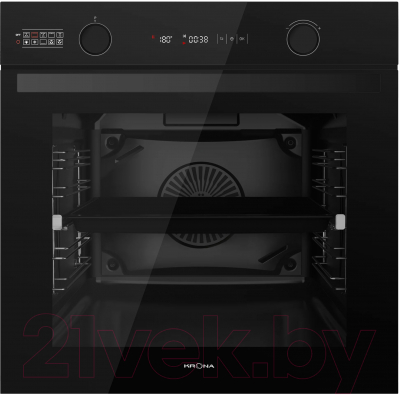 Электрический духовой шкаф Krona Nero Max 60 BL/BL / КА-00007446 - фото