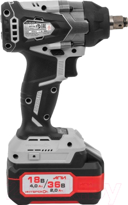 Аккумуляторный гайковерт Интерскол ГАУ-400/36ВЭ