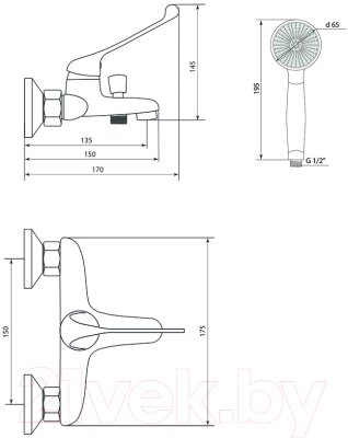 Смеситель Славен СЛ-ОД-Х30