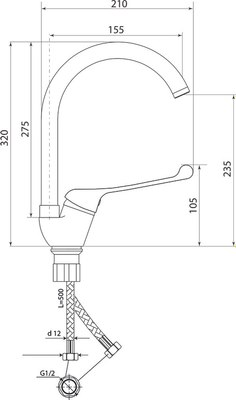 Смеситель Славен СЛ-ОД-Х22