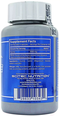 Таурин Scitec Nutrition Taurine