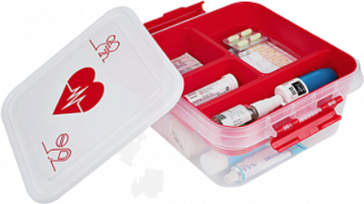 Контейнер для хранения Gondol My Box Сердце Для лекарств / G-610-P - фото
